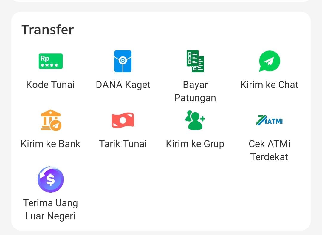 Fitur DANA Kaget.